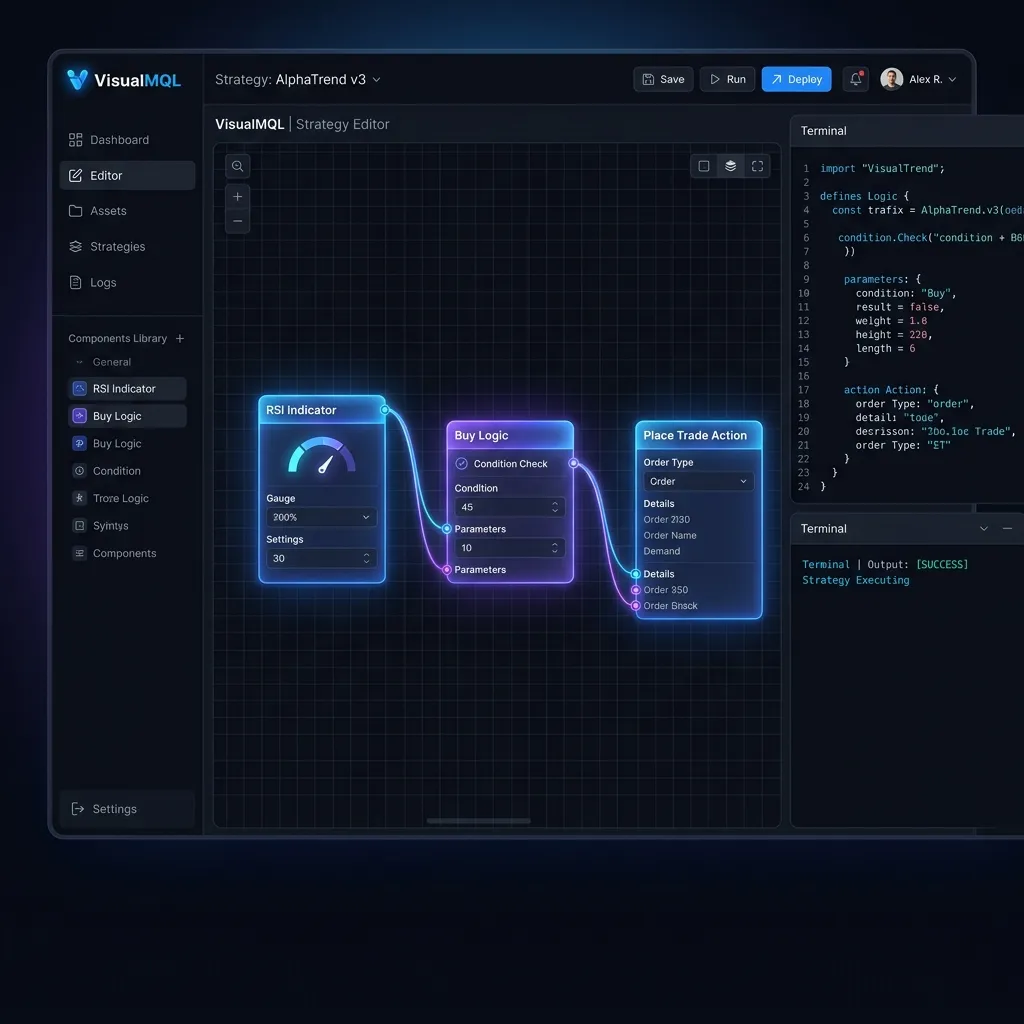 VisualMQL AI Builder Interface